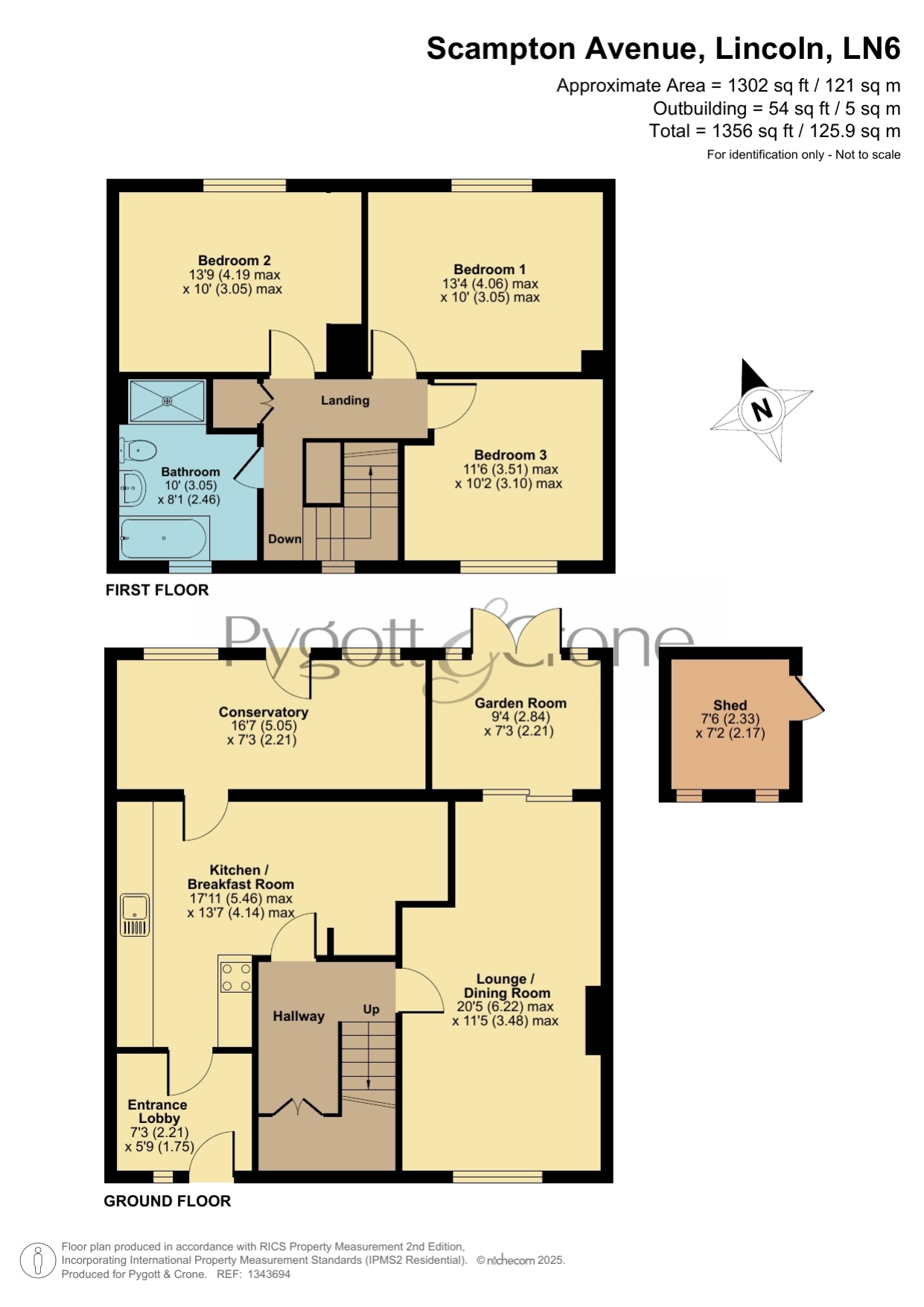 14, Scampton Avenue, Lincoln floorplan