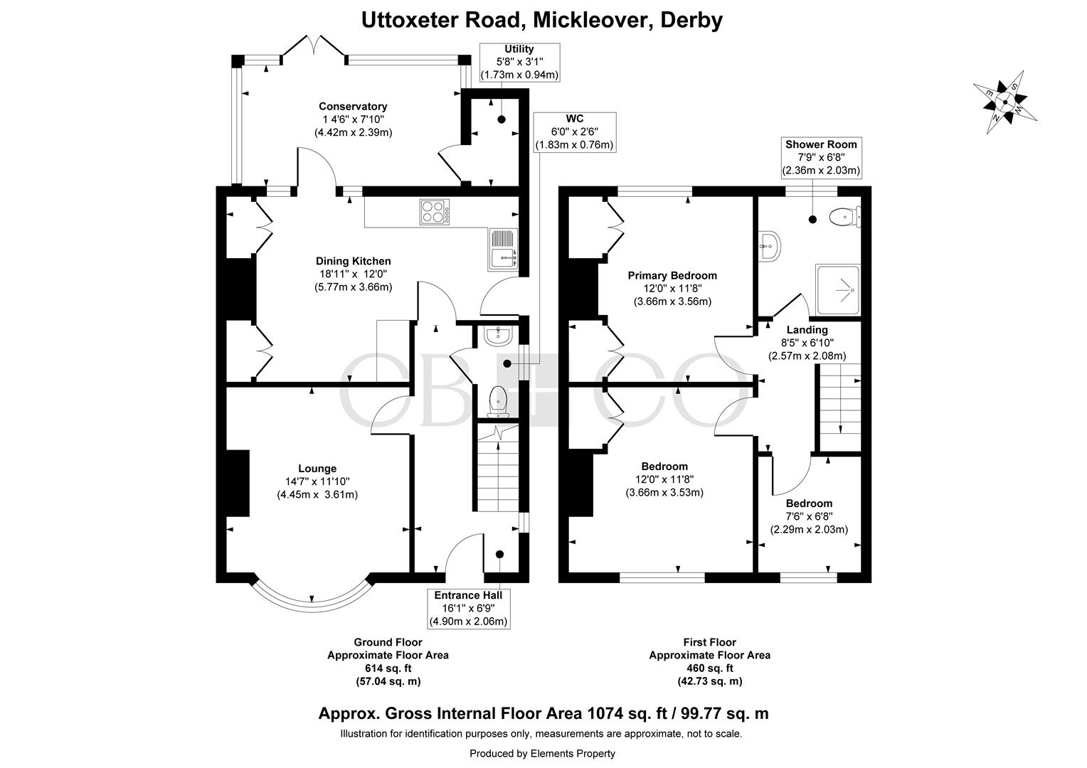 41, Uttoxeter Road, Derby floorplan