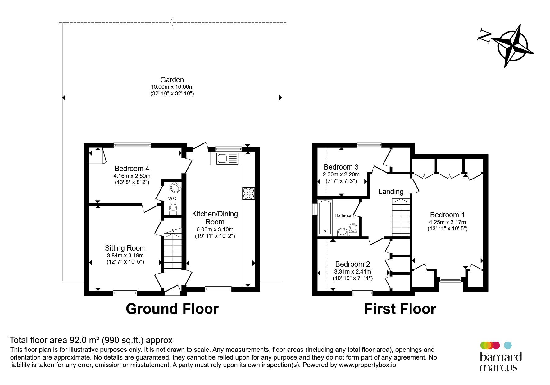 Queen Anne Cottage, Woodcote Road, Epsom floorplan