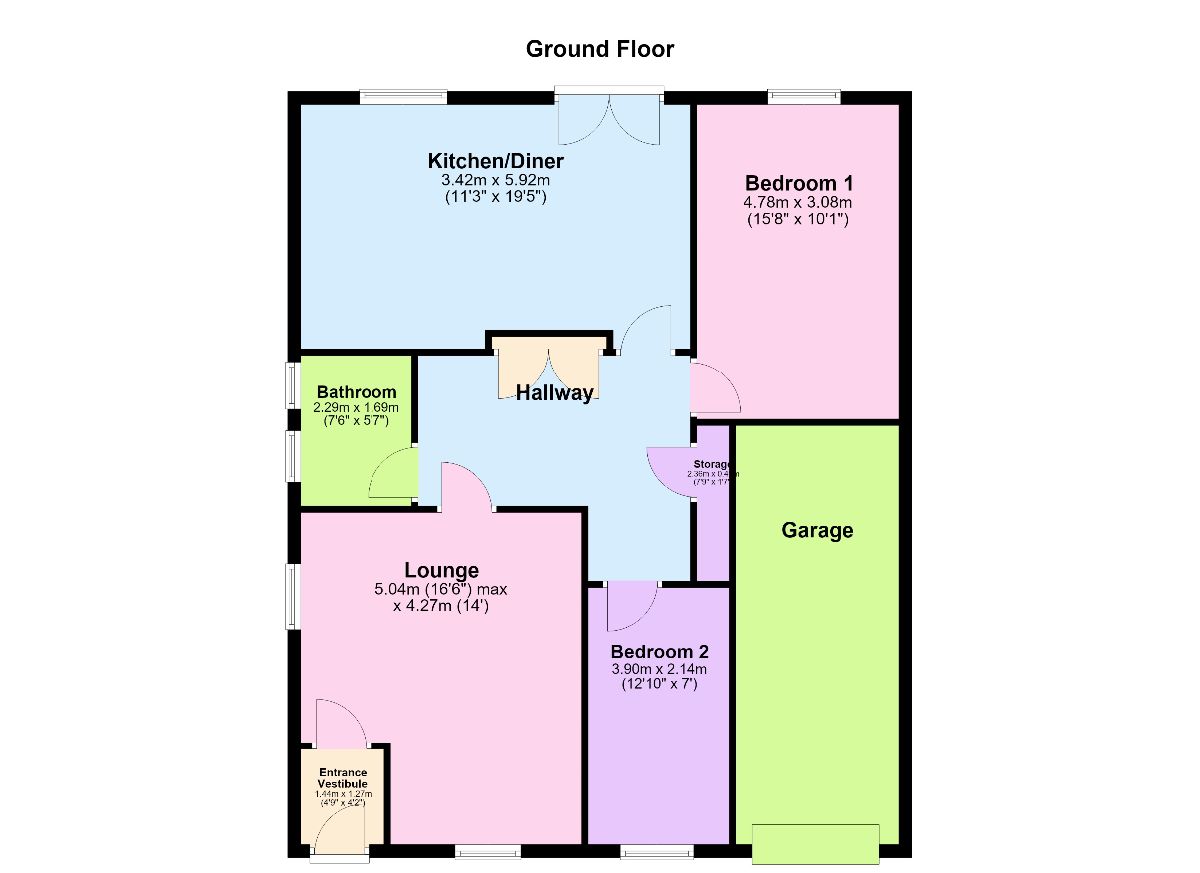 17 Lichfield Close, Bolton floorplan