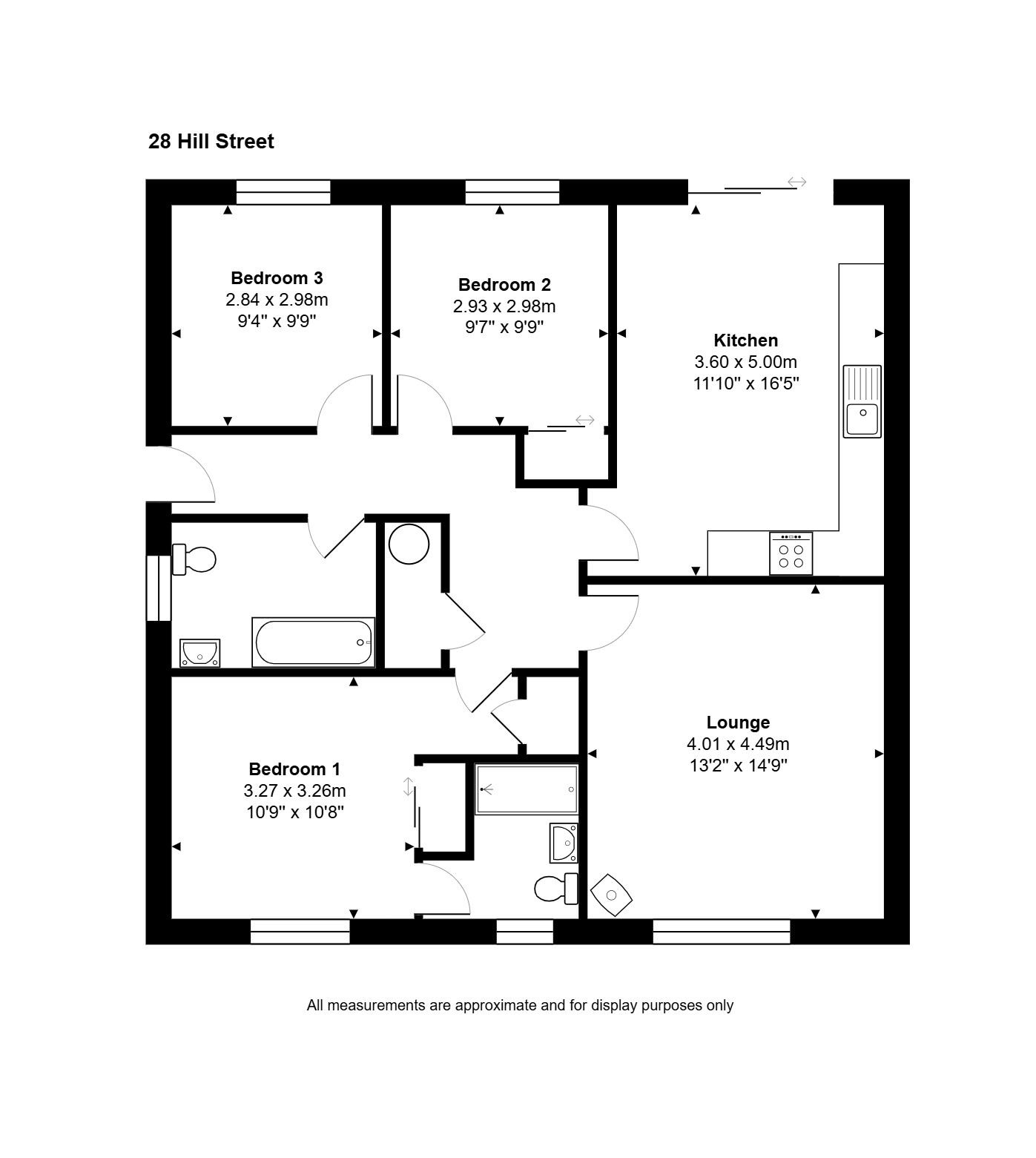 28, Hill Street, Alness floorplan