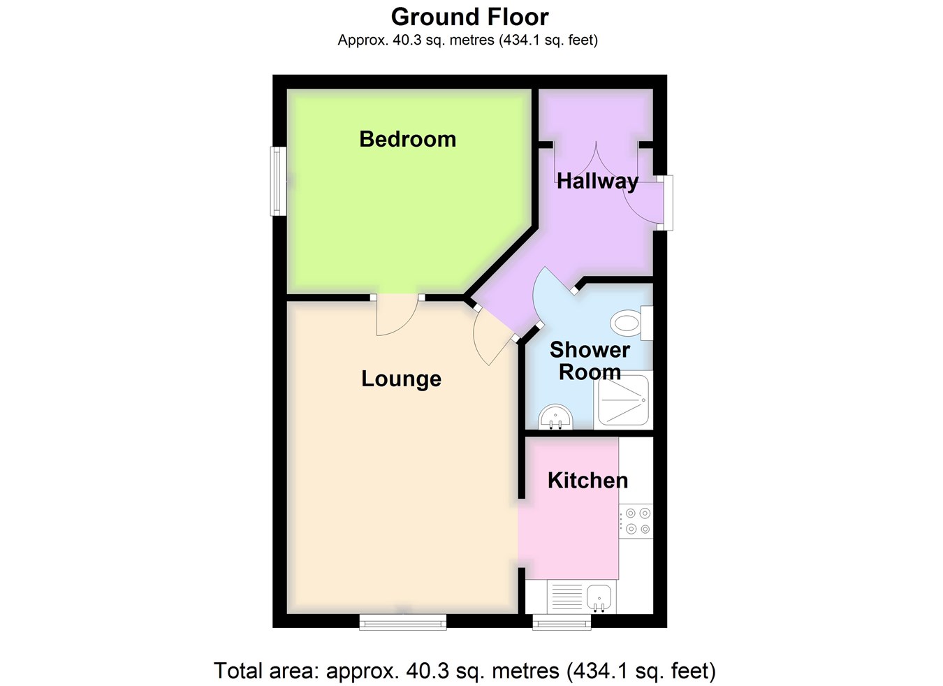 The Mill, Kirton, Boston PE20, 1 bedroom terraced bungalow for sale