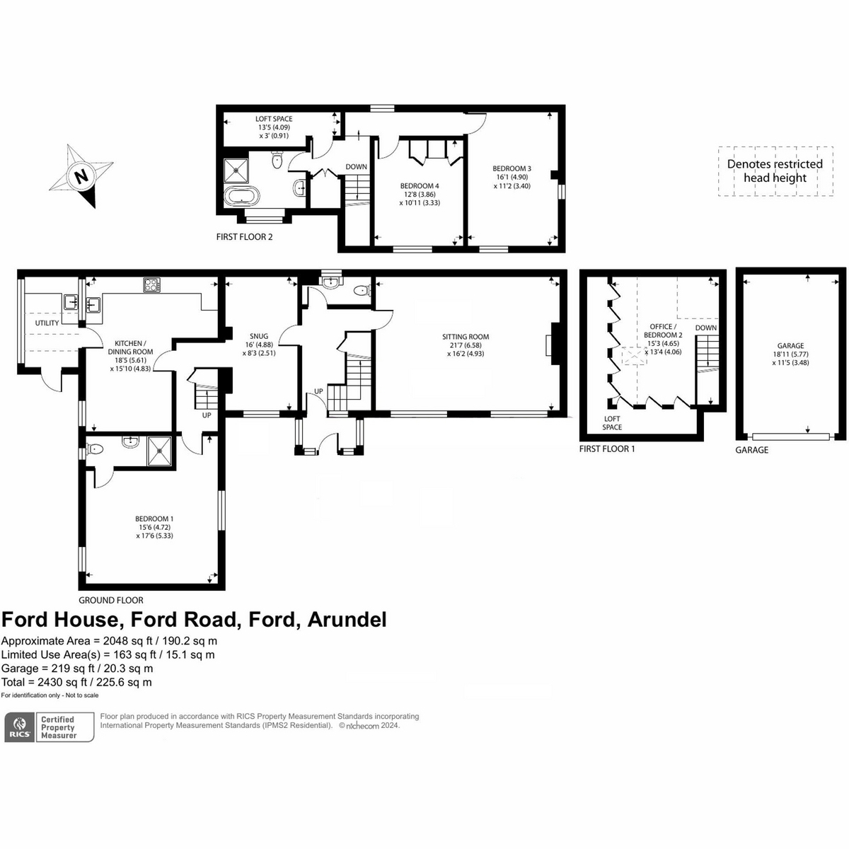 Ford House, Ford Road, Arundel floorplan