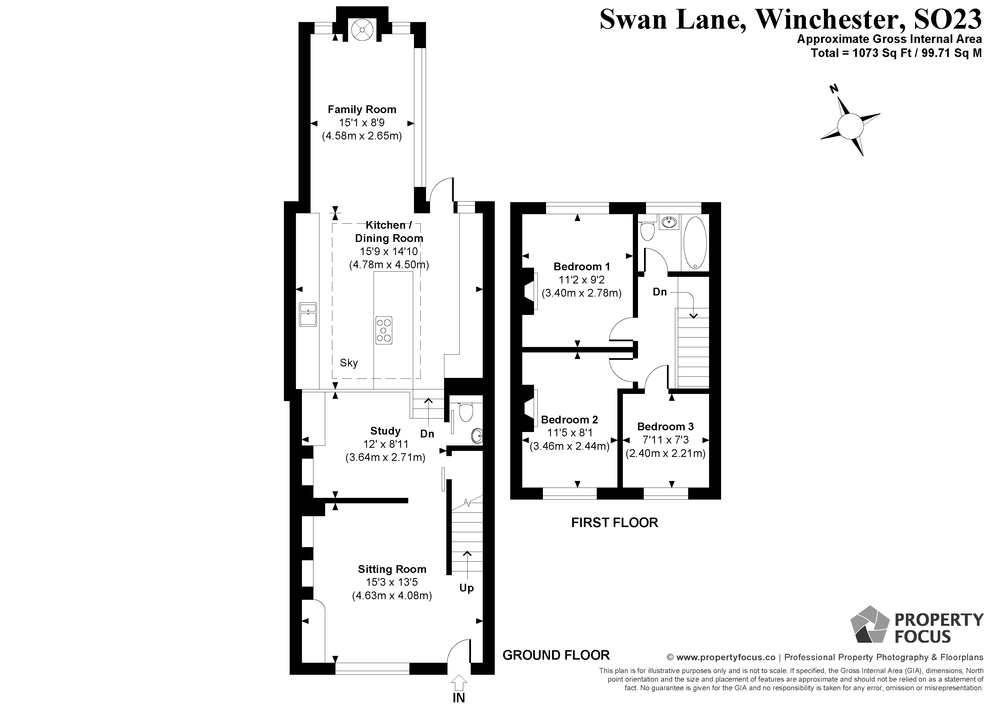 Swan Lane, Winchester SO23, 3 bedroom town house to rent 64663819 PrimeLocation