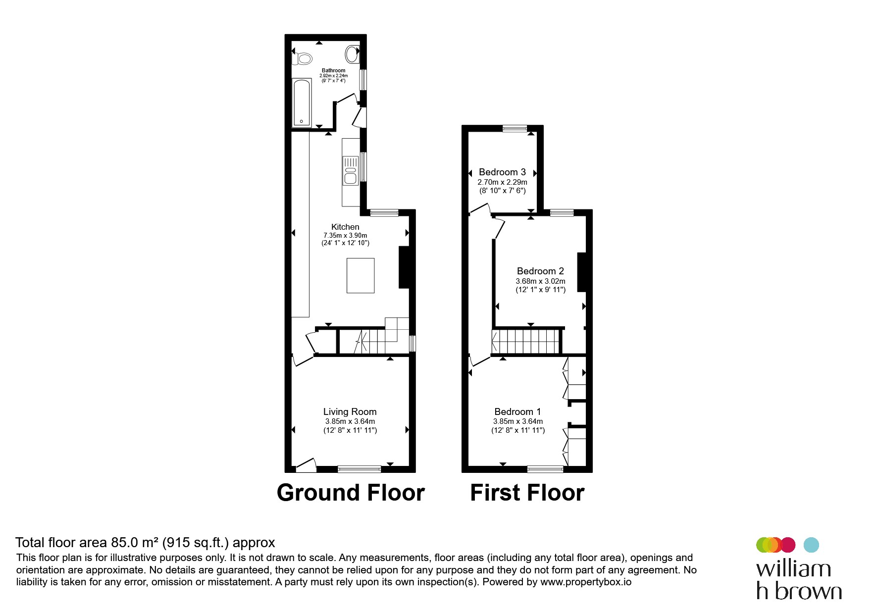 33, Dixie Street, Nottingham floorplan