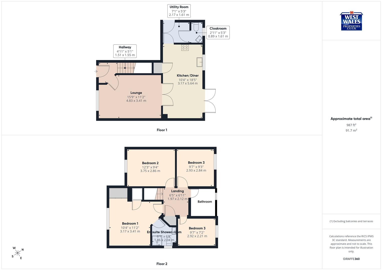 24, Heol Y Plas, Kidwelly floorplan