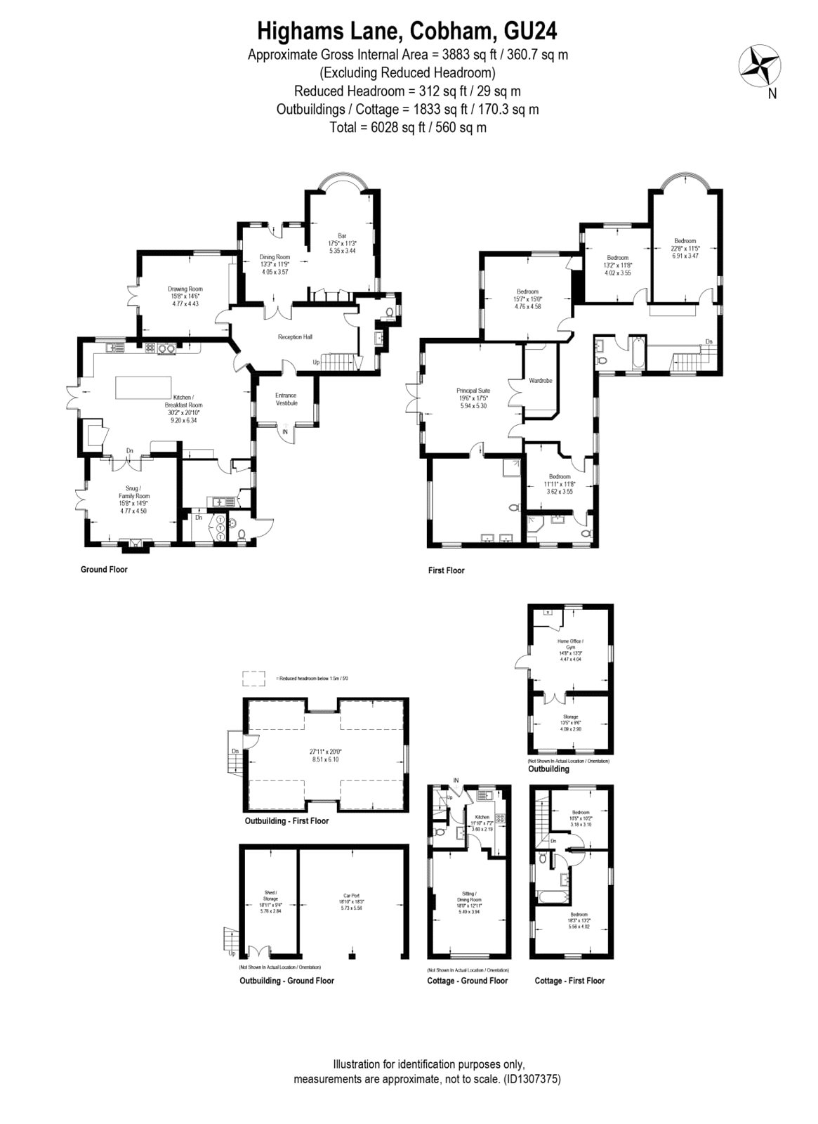 Lake House,, Highams Lane, Woking floorplan