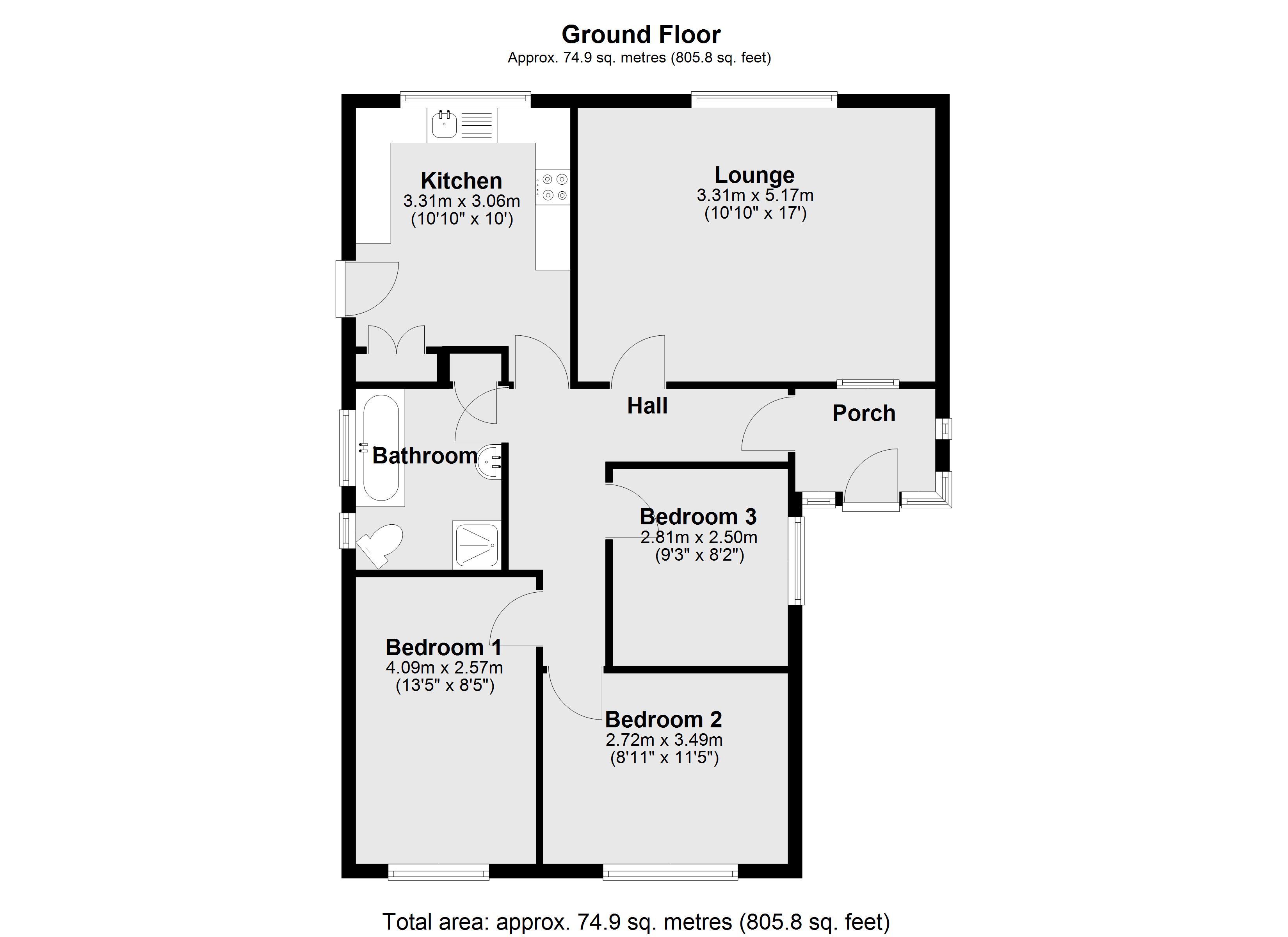 24, The Crescent, Lincoln floorplan
