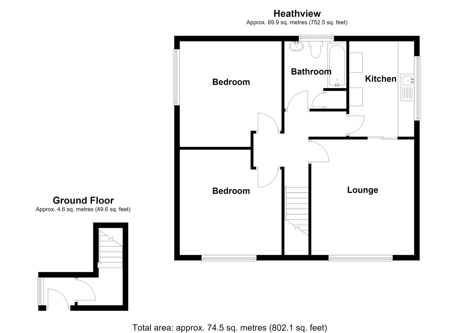 14, Heath View, Heath Hayes floorplan