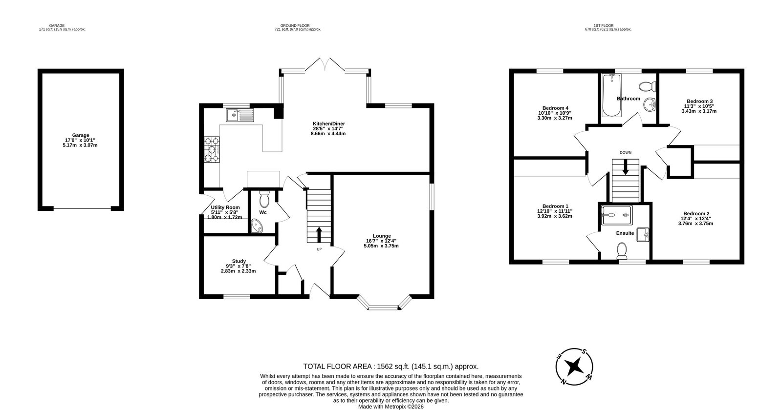 10, Salvin Road, York floorplan