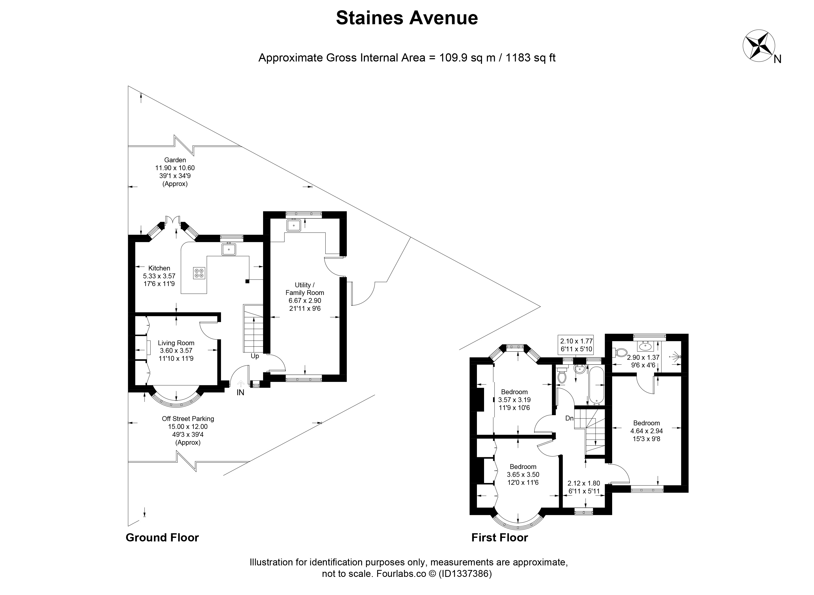 6, Staines Avenue, Sutton floorplan