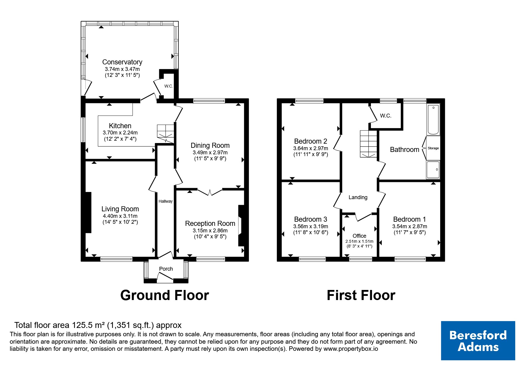 104, County Road, Gwynedd floorplan
