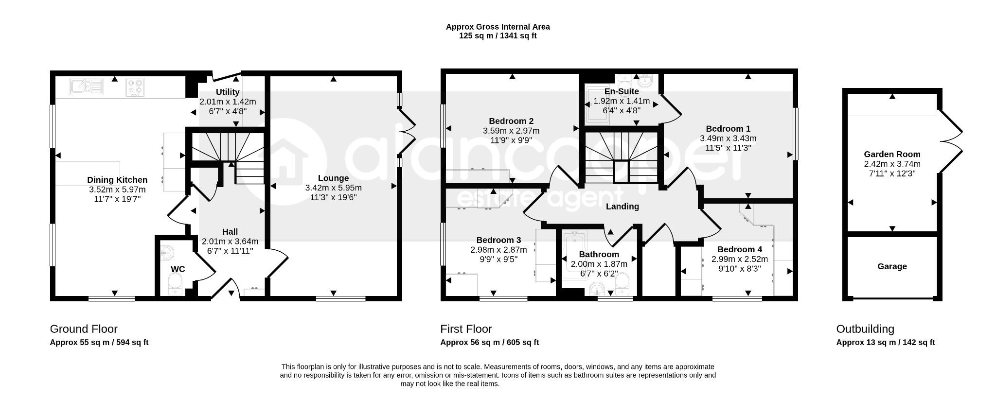 3, Reapers Close, Nuneaton floorplan