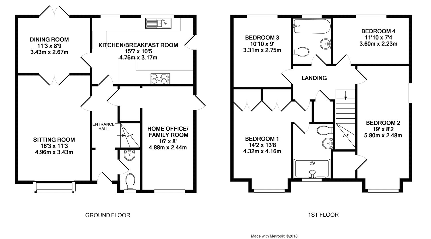 4 Bedrooms Detached house for sale in Rockall Close, Littlehampton BN17