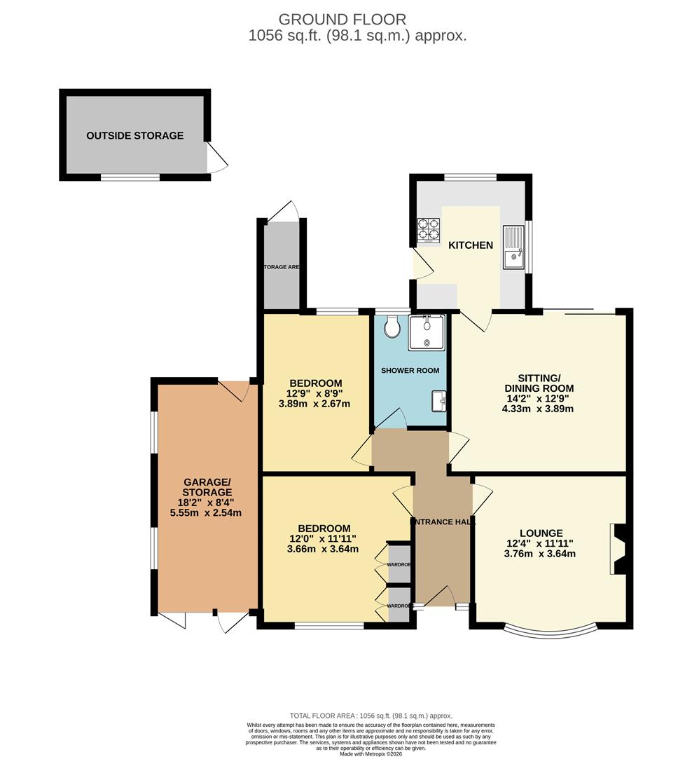 7, Pantbach Place, Cardiff floorplan