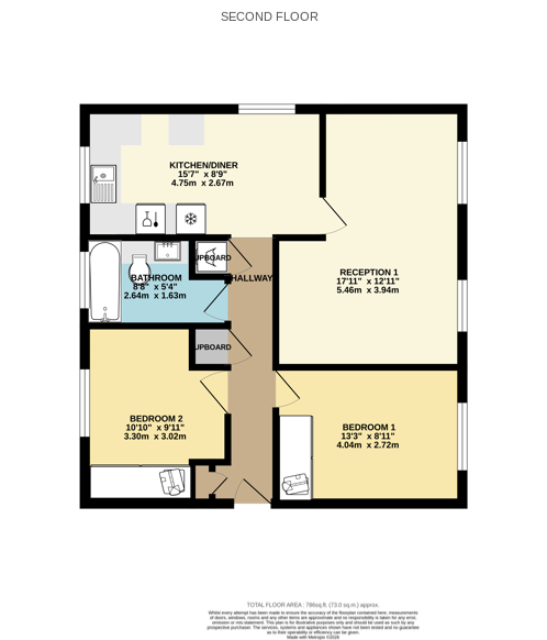11, Kentford Way, Northolt floorplan