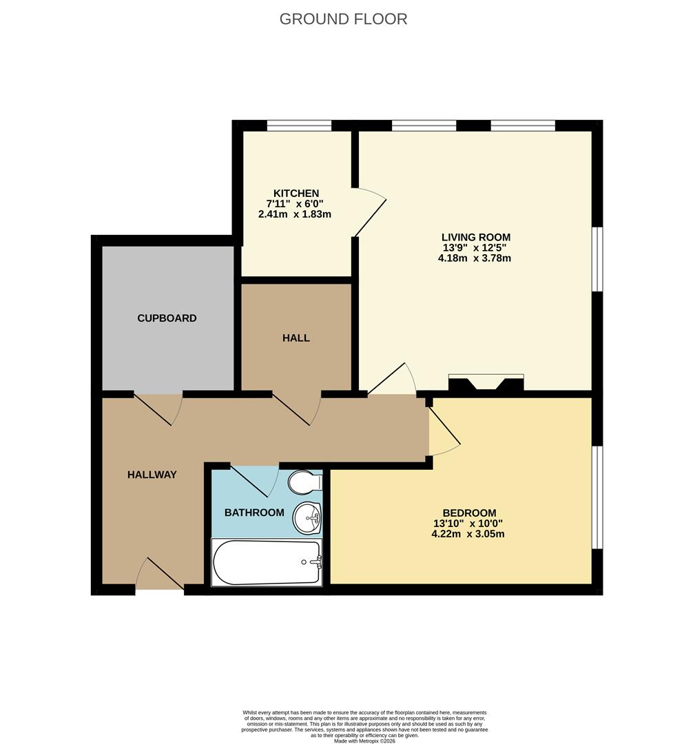 Flat 2, Belmont, Terminus Road, Bexhill-On-Sea floorplan