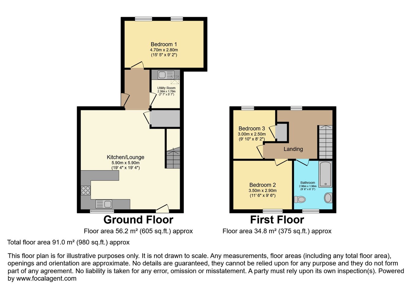 12a, Main Street, Turriff floorplan
