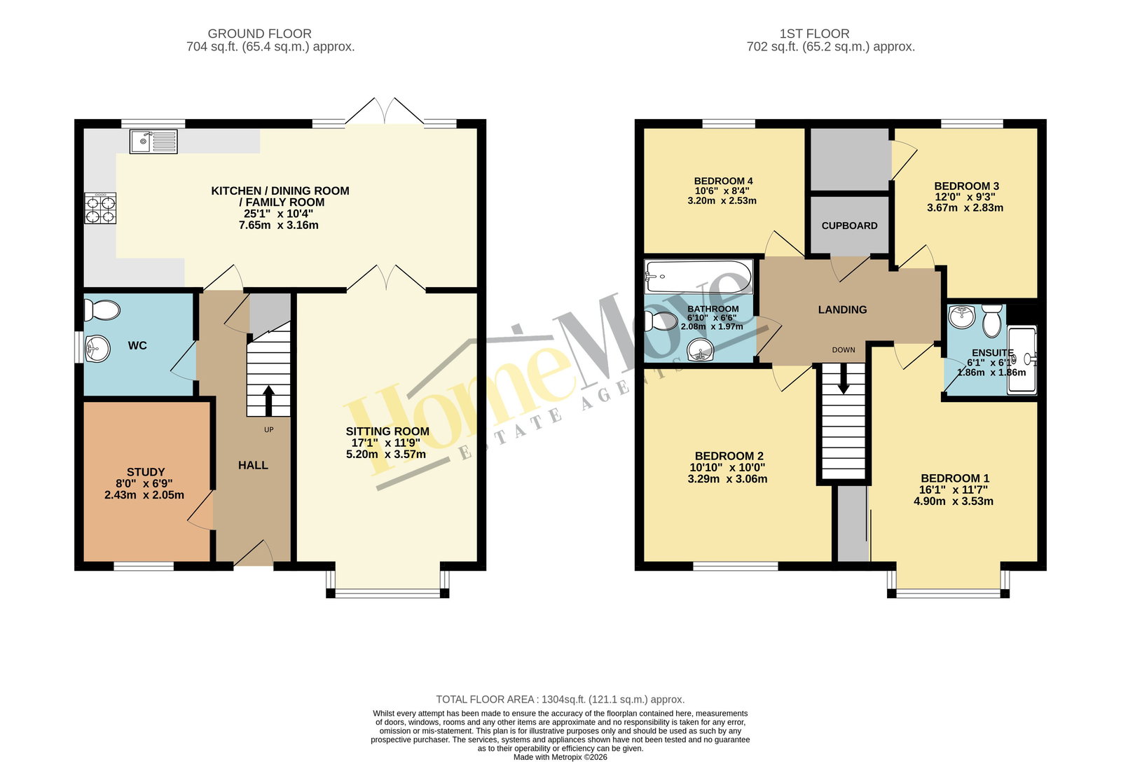 16, Lacewing Drive, Bedford floorplan