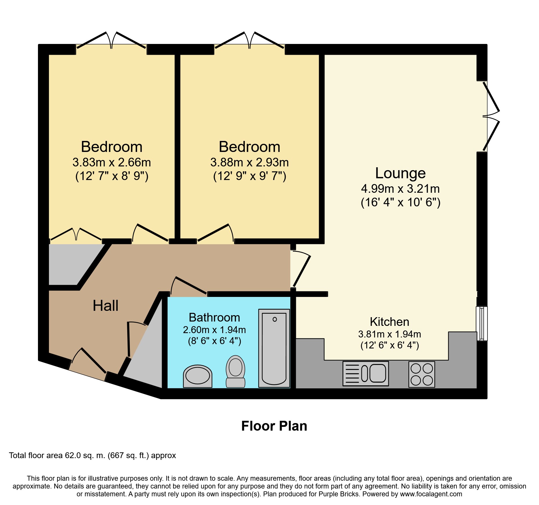2 Bedrooms Flat for sale in Romside Place, Romford RM7