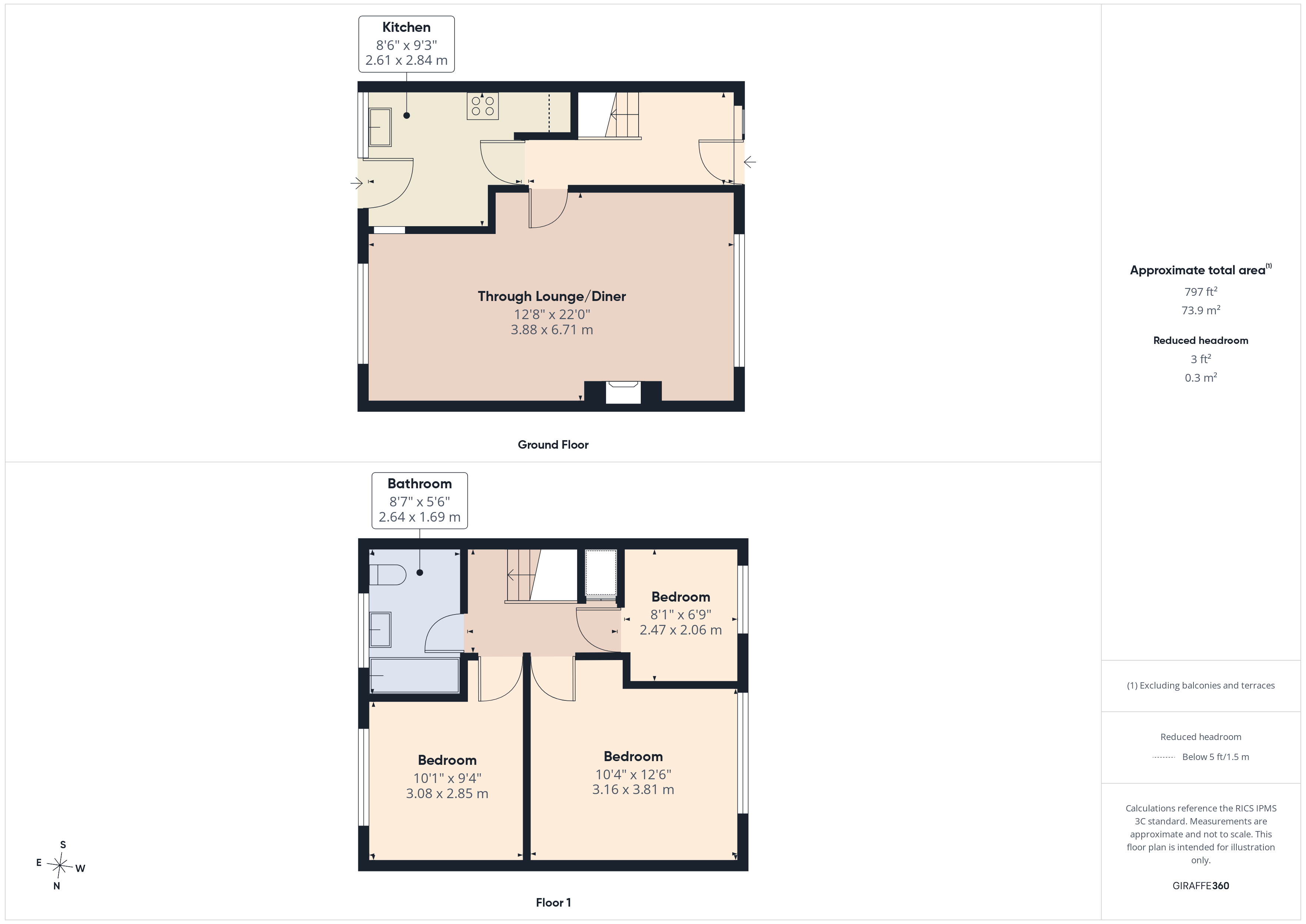 22, Woodroyd Terrace, West Yorkshire floorplan