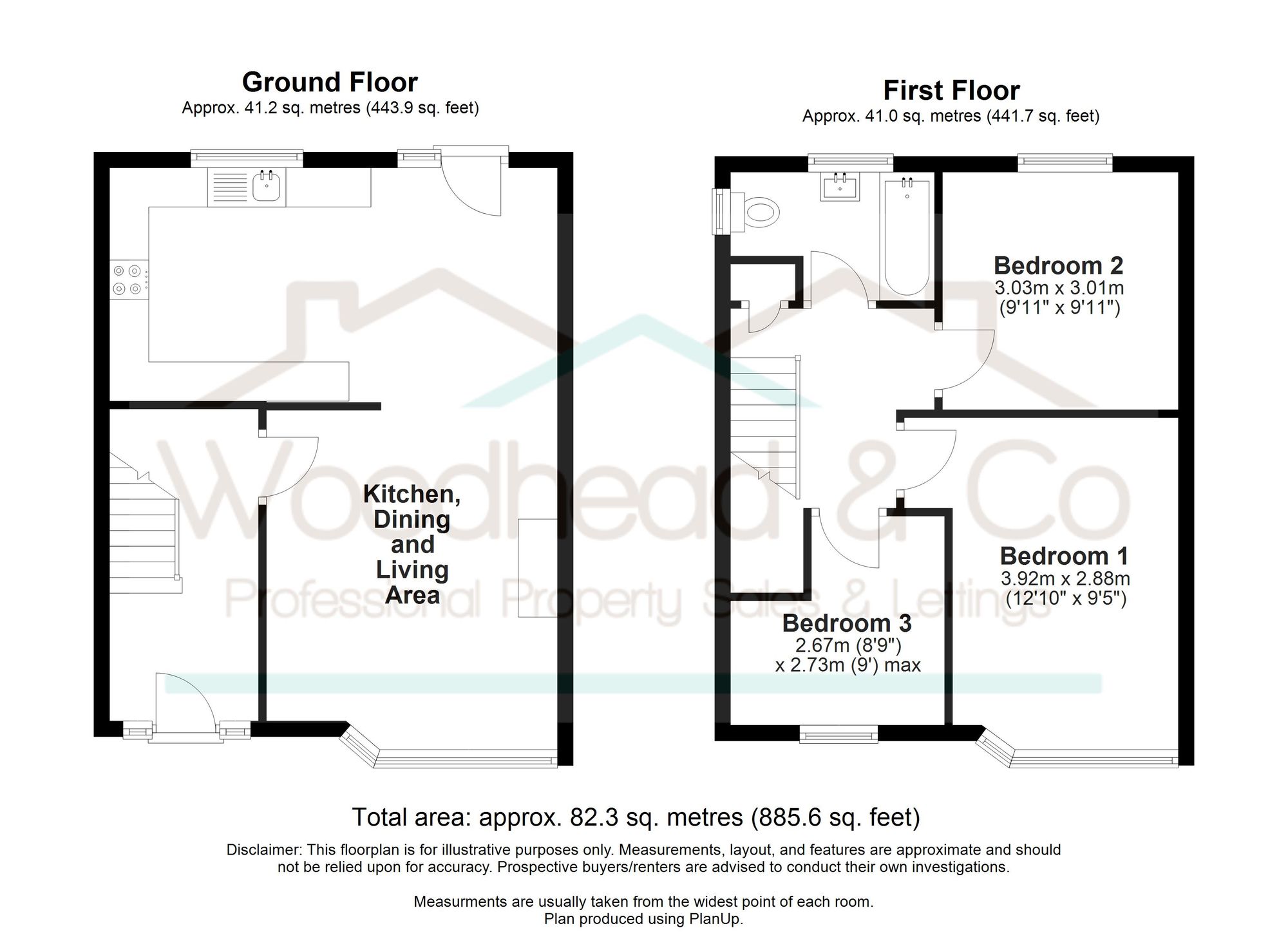 13 Western Way, Wellingborough floorplan