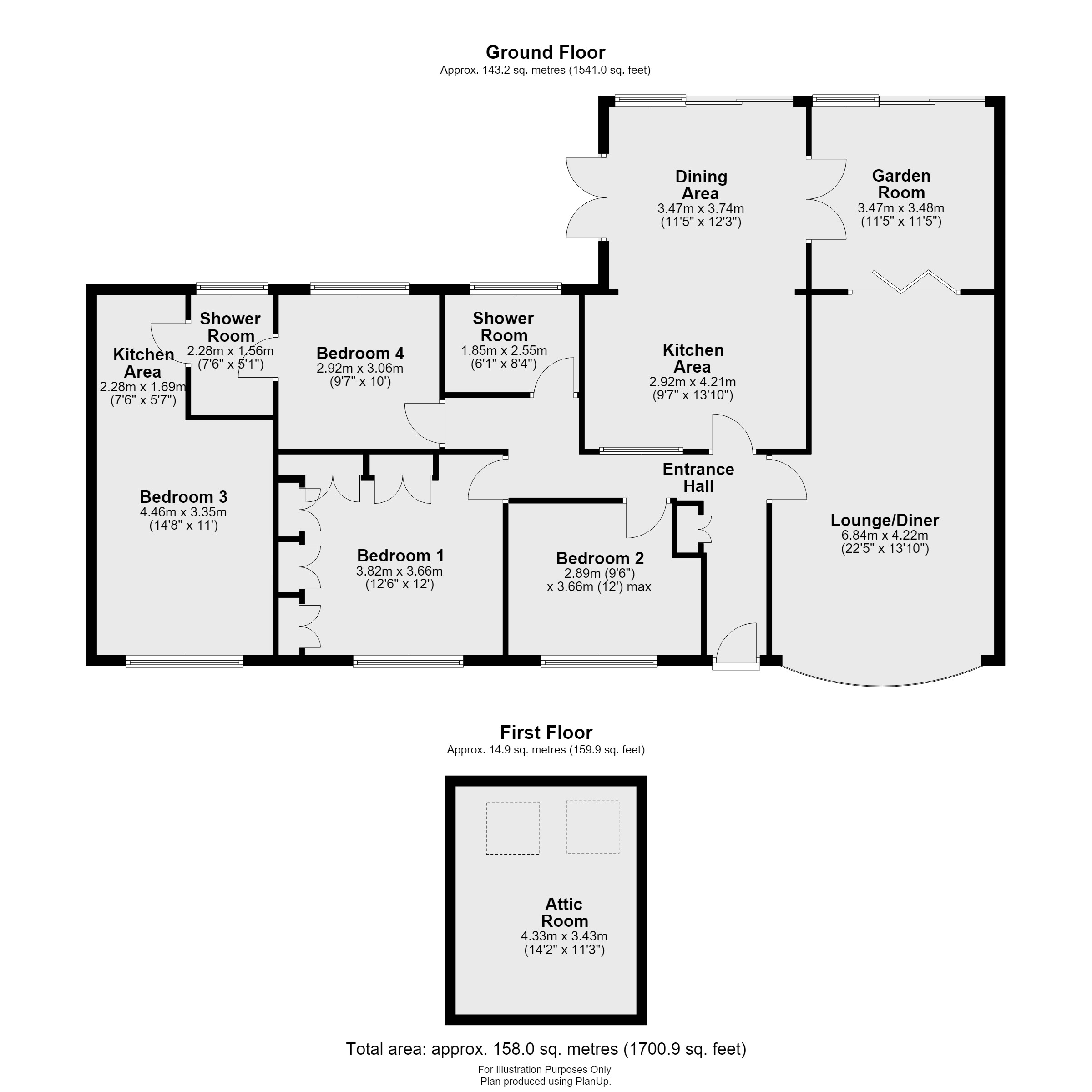 Quinta, 13, Manor Close, Nottingham floorplan