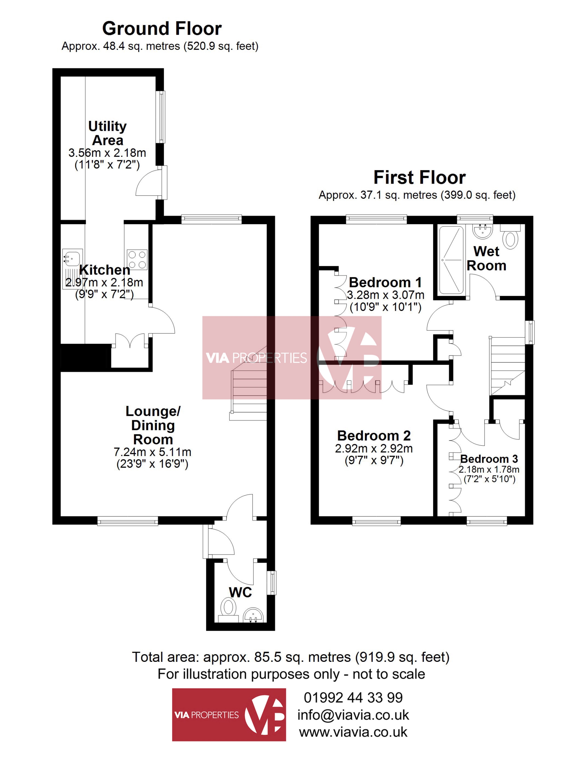 3, Bosanquet Road, Hoddesdon floorplan