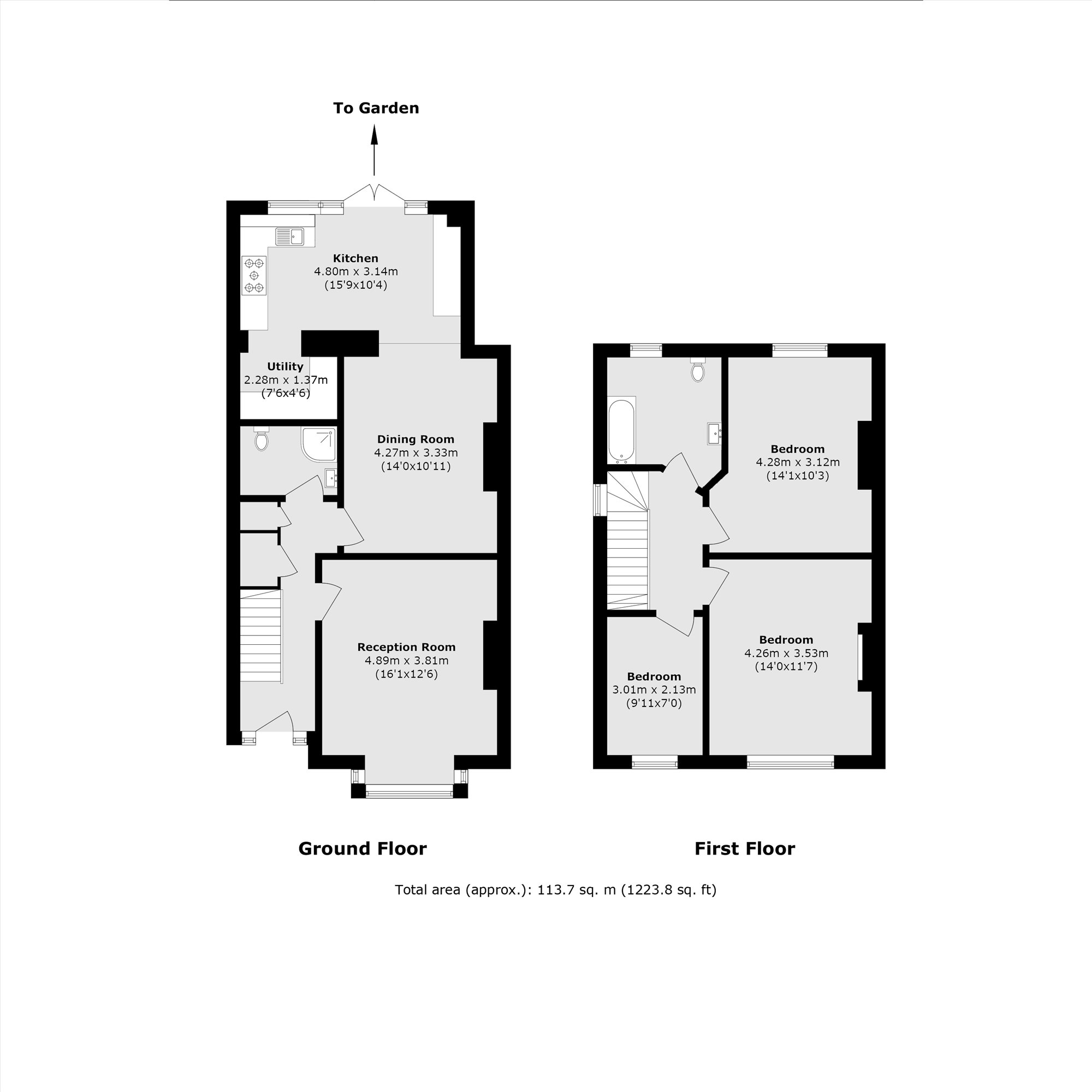 60, Cranston Road, London floorplan
