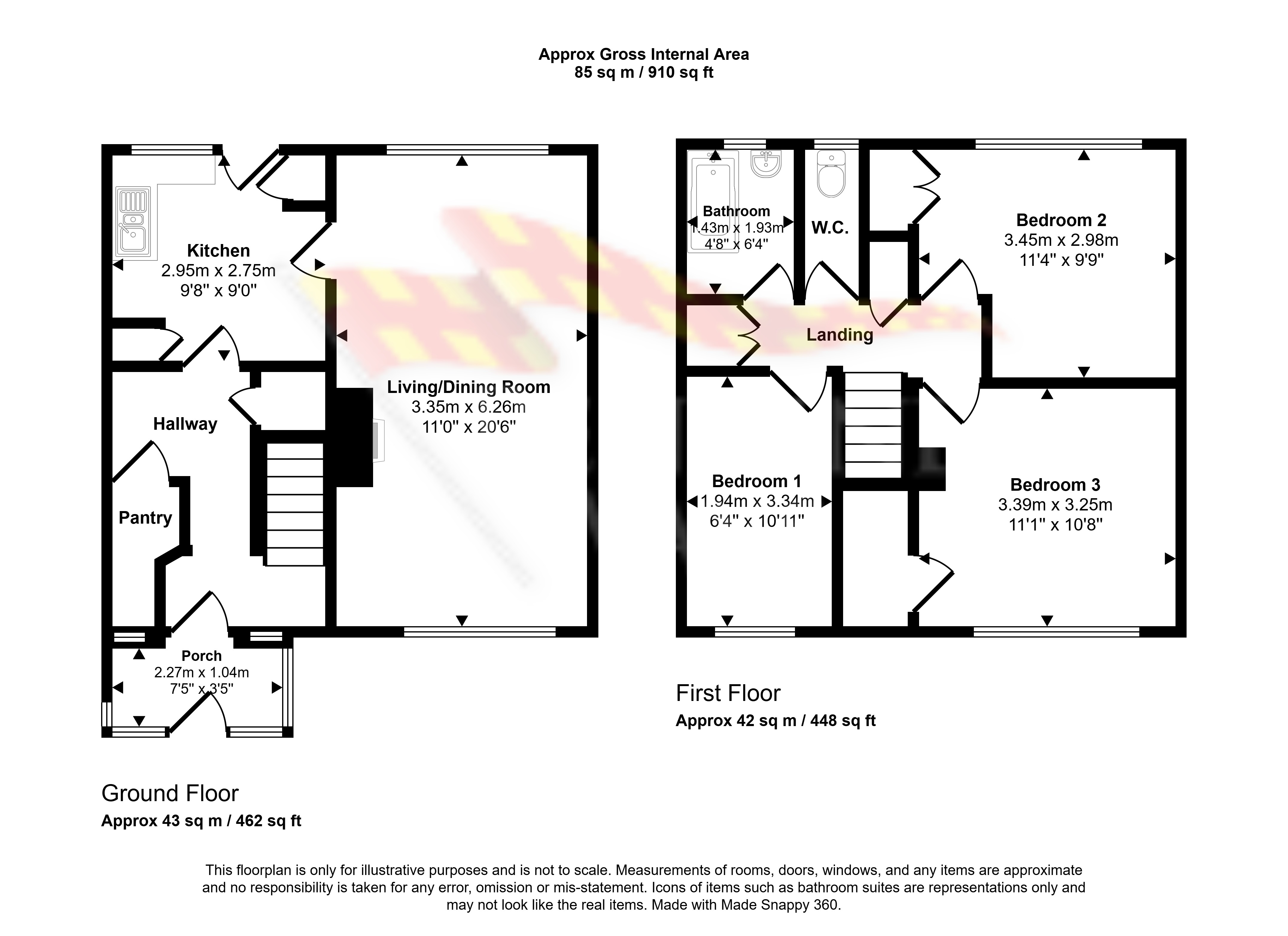 8, Rosehill, Gilsland floorplan