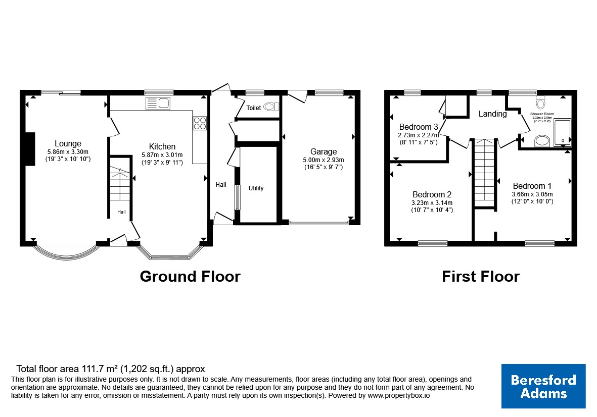 9, Severn Road, Conwy floorplan