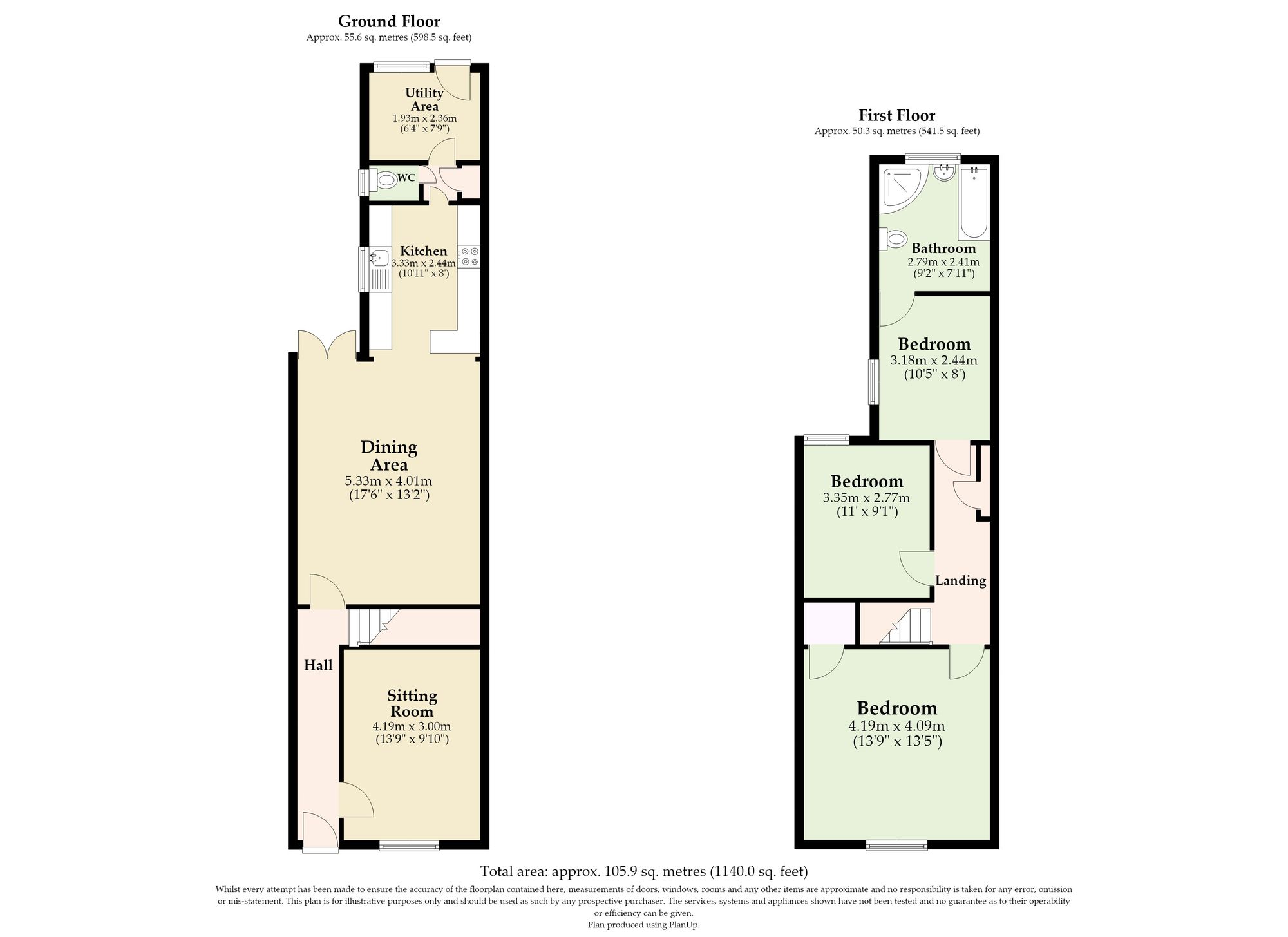 47, Lichfield Road, Great Yarmouth floorplan