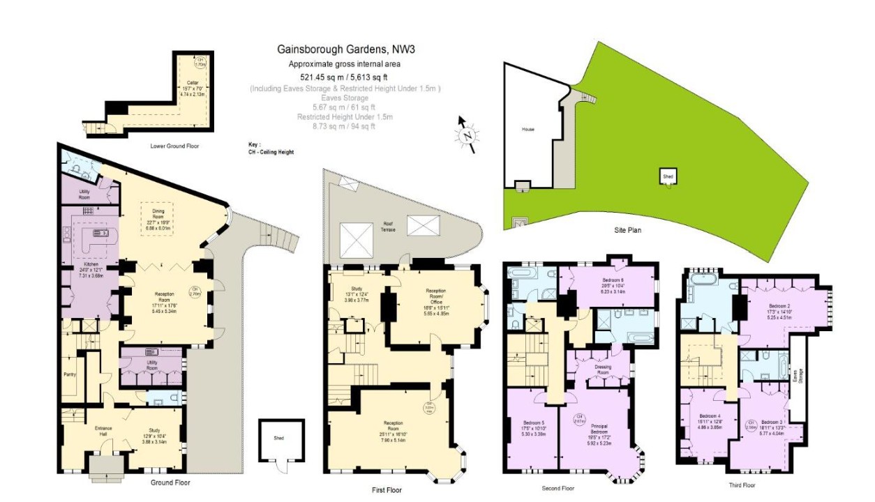 4, Gainsborough Gardens, London floorplan
