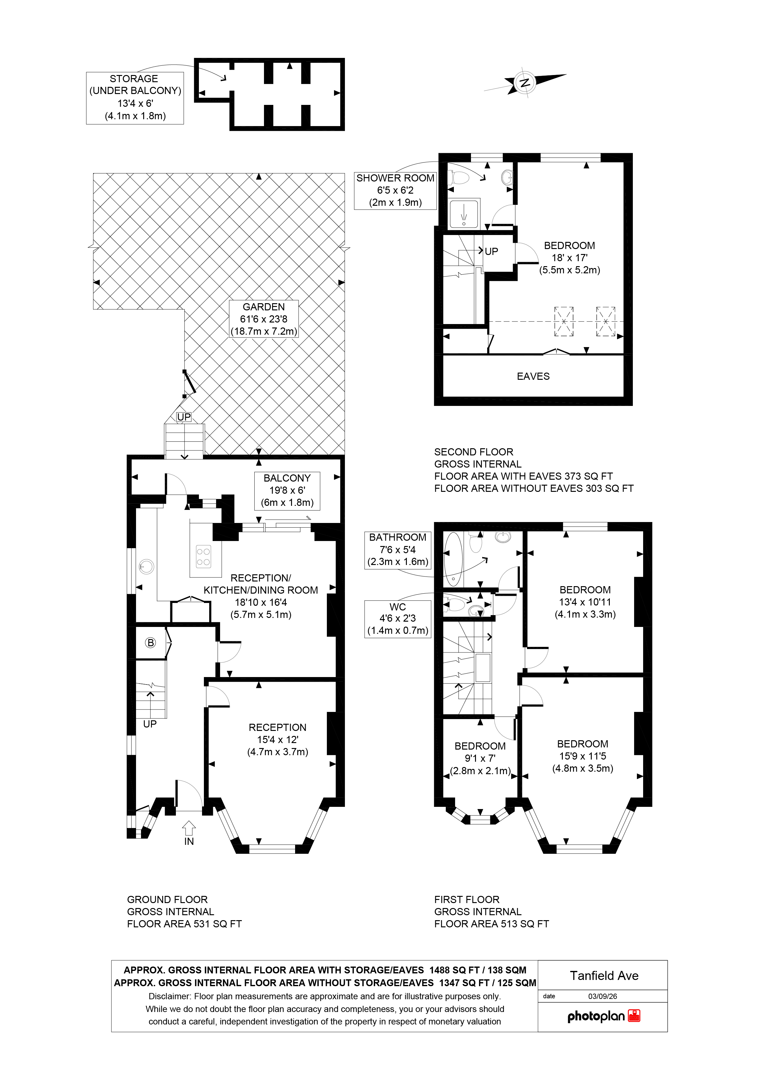 Tanfield Avenue, London floorplan