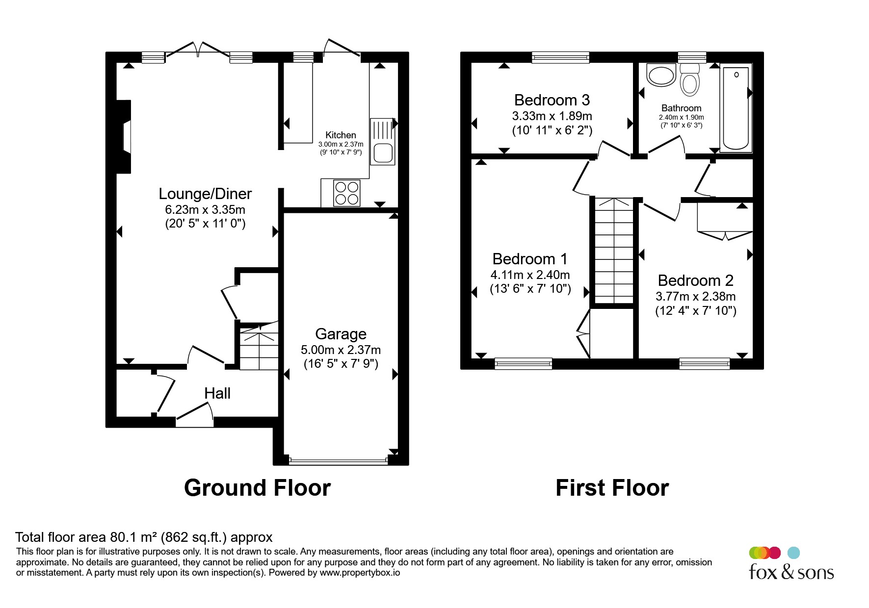 77, Viscount Walk, BOURNEMOUTH floorplan