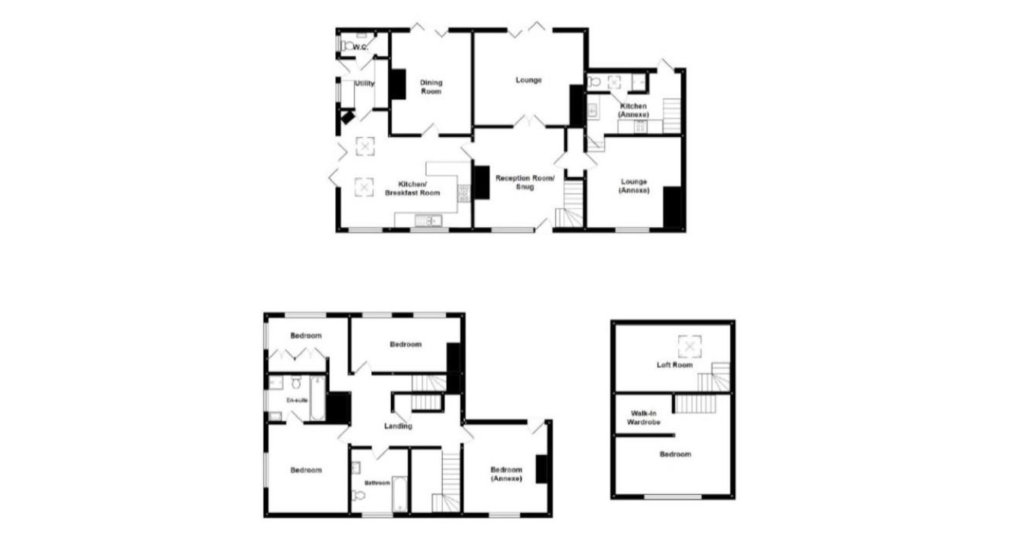 Old Vicarage Cottage Church Road, Wrexham floorplan