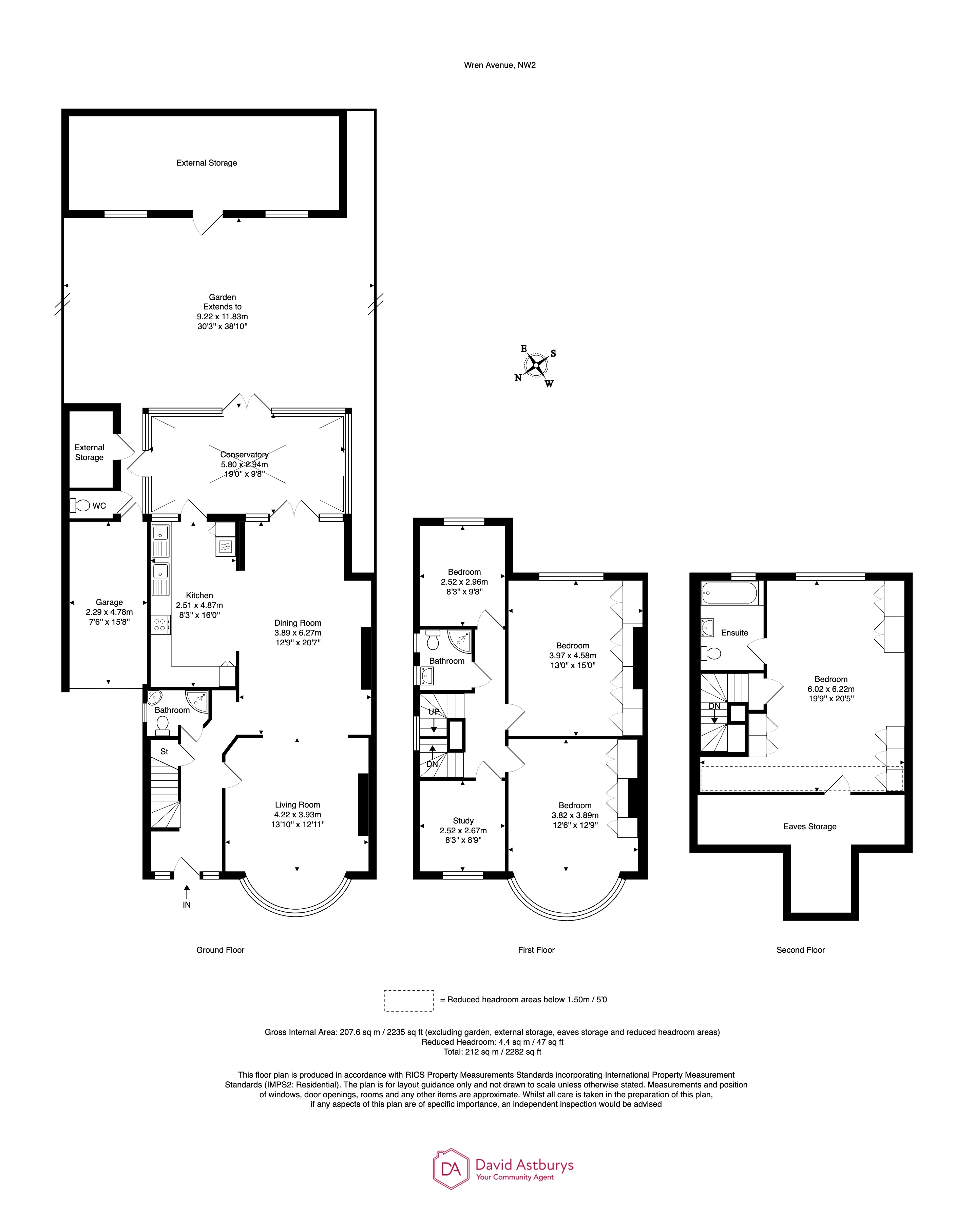 17, Wren Avenue, London floorplan