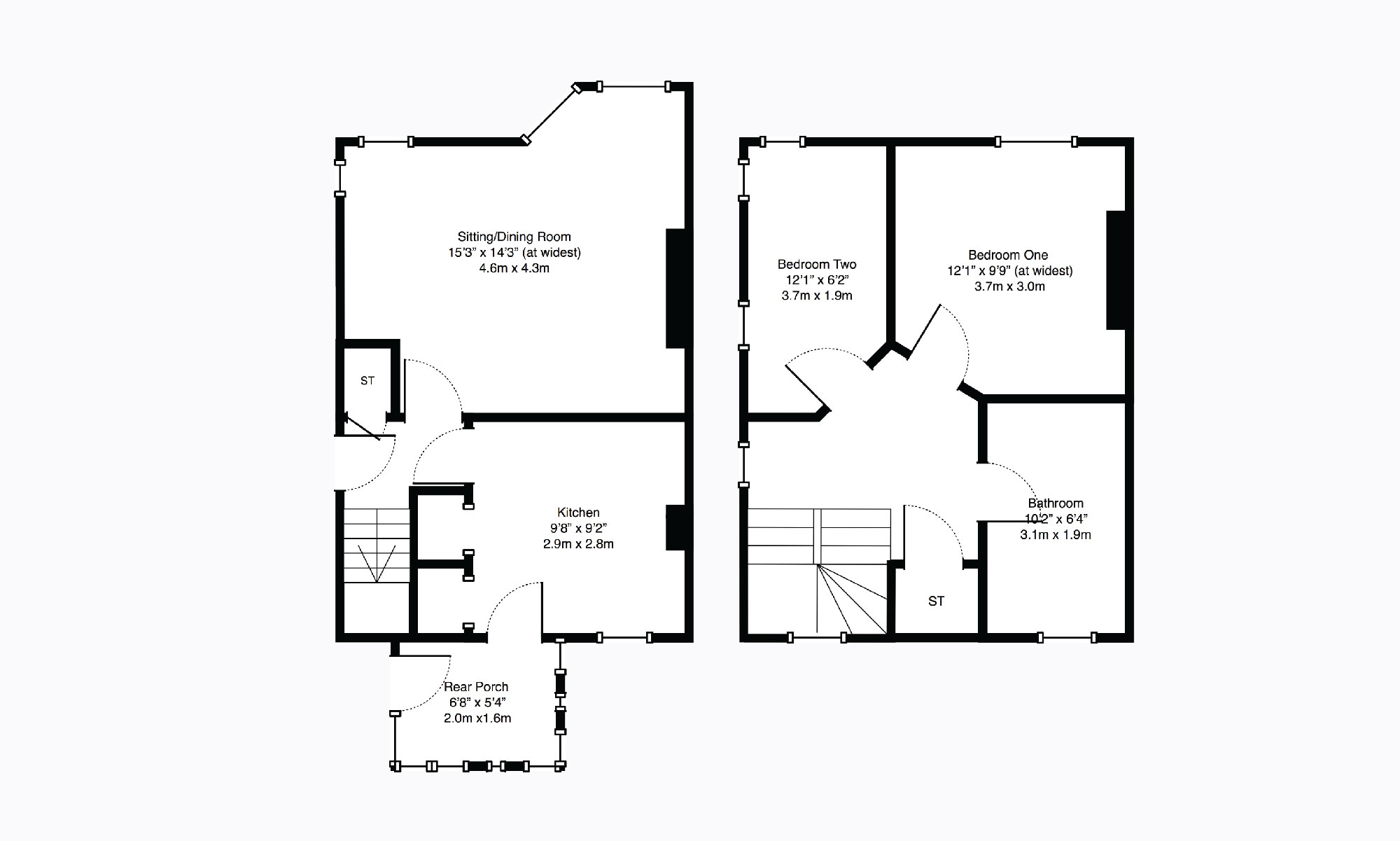 2 Bedrooms Semi-detached house for sale in Burnbrae Gardens, Falkirk, Falkirk FK1