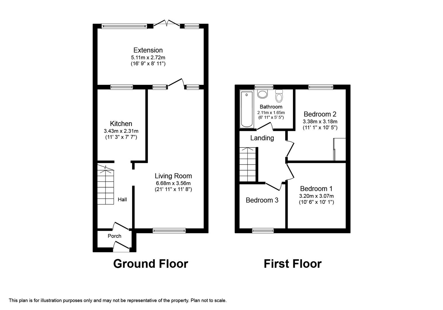 3 Bedrooms Terraced house for sale in Broomstick Hall Road, Waltham Abbey EN9