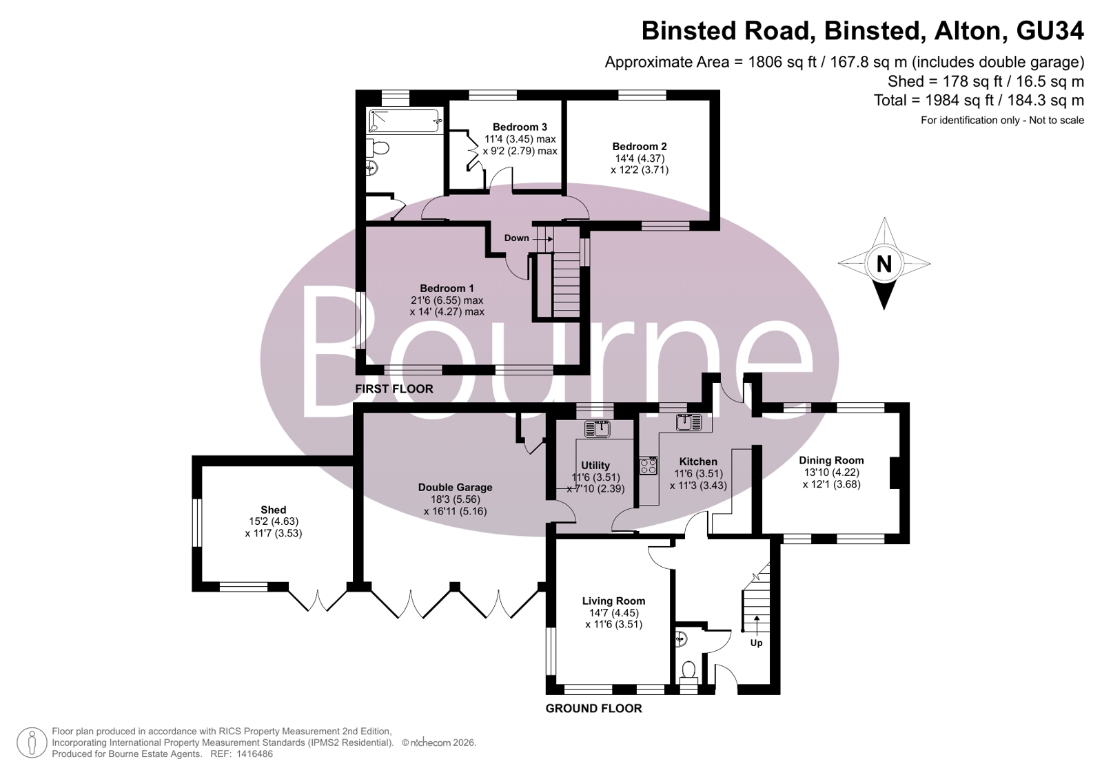 Malms Farm Cottage,, Binsted Road, Alton floorplan