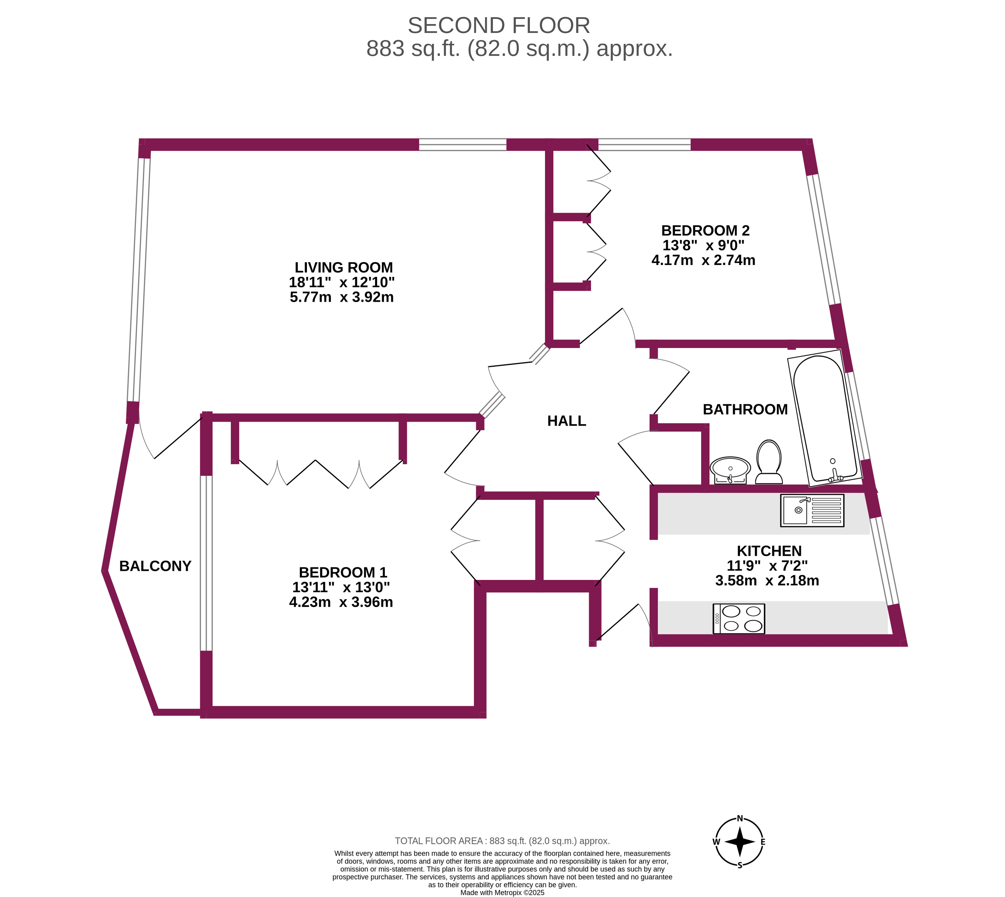 6 Marine Park, Nyewood Lane, Aldwick, Bognor Regis, West Sussex floorplan