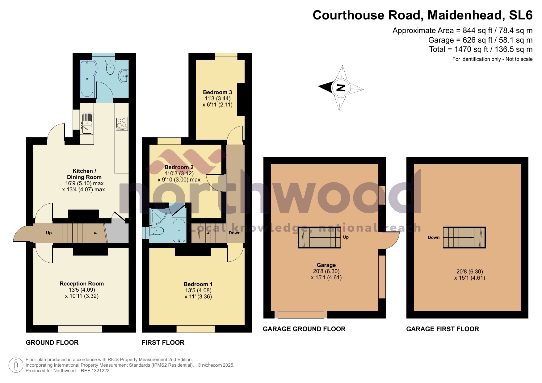 48, Courthouse Road, Maidenhead floorplan