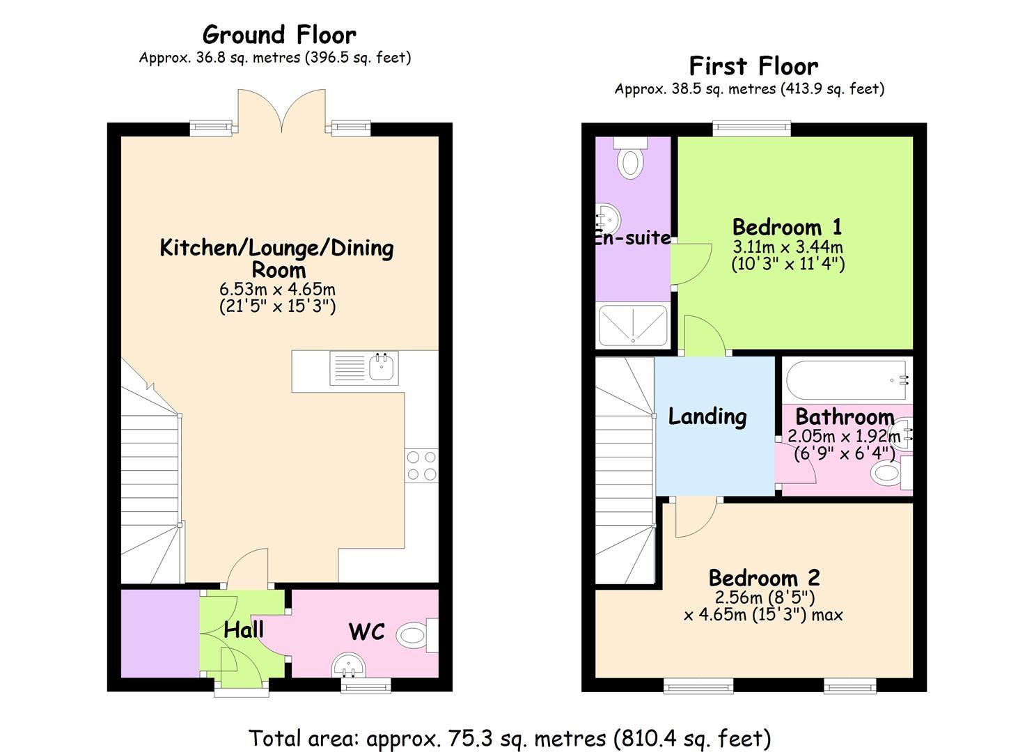 35, Cherry Tree Drive, Coventry floorplan