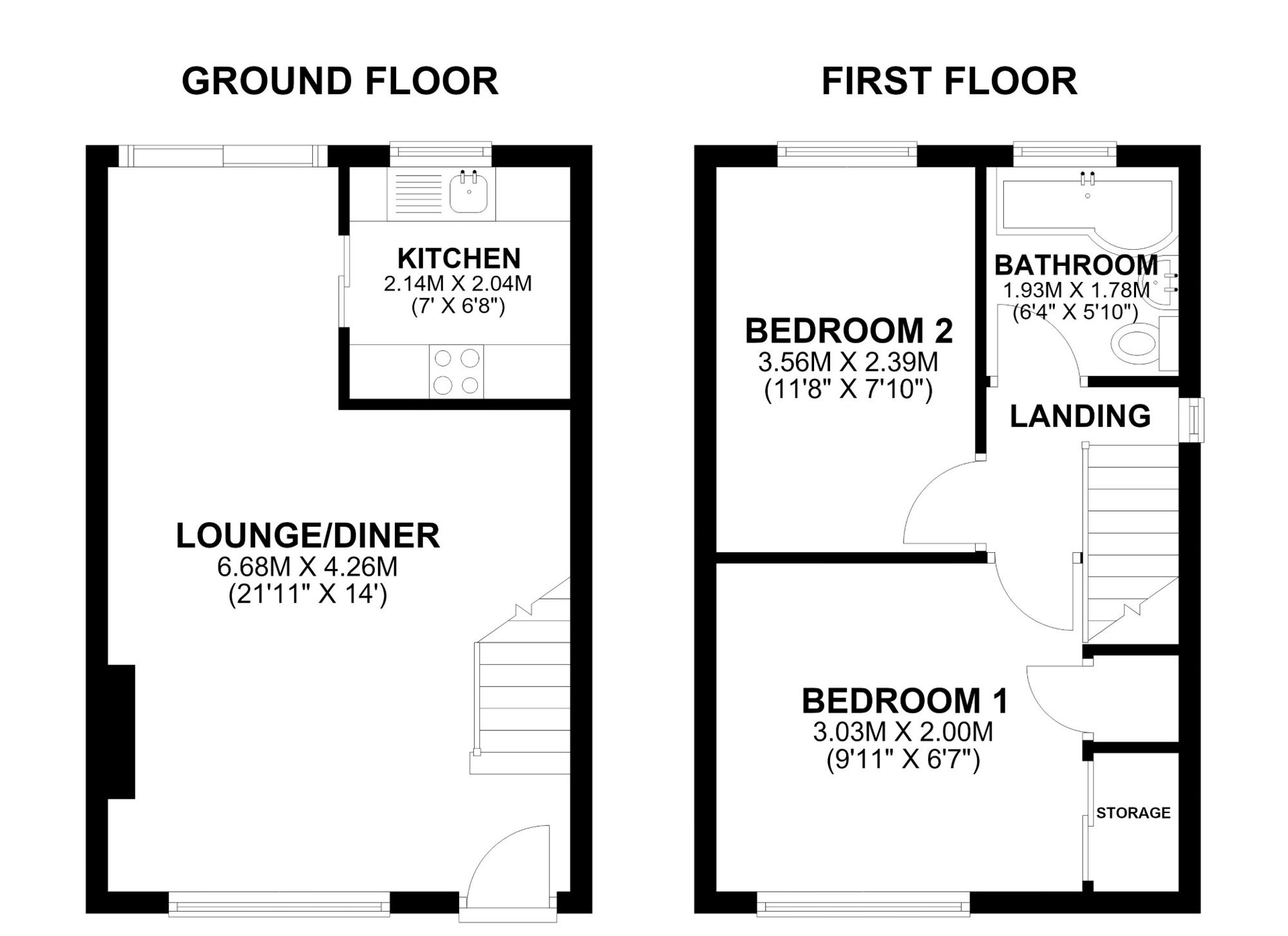 5 The Hollies, Bridgend floorplan