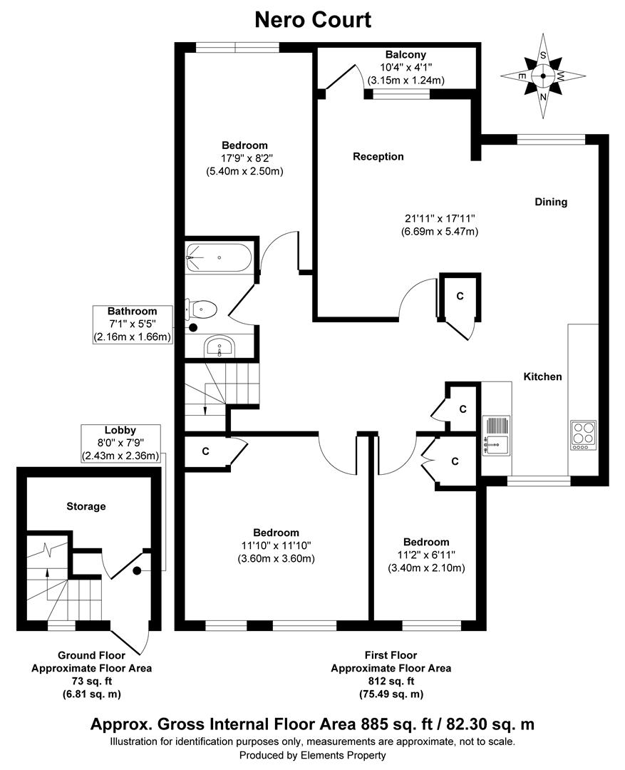32 Nero Court, Justin Close, Brentford floorplan