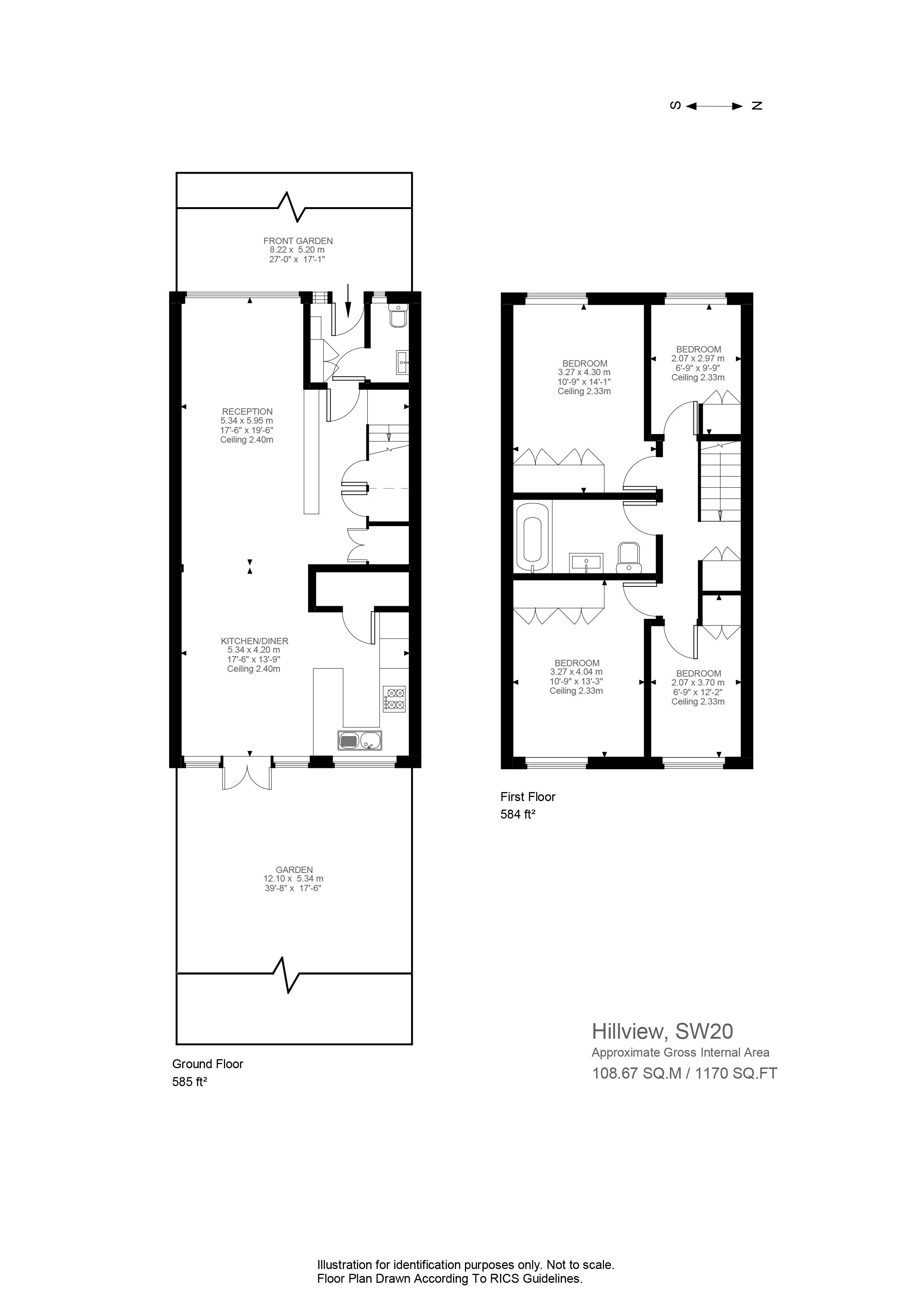 Hillview, London floorplan