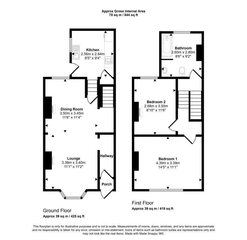 141, Seaford Road, London floorplan