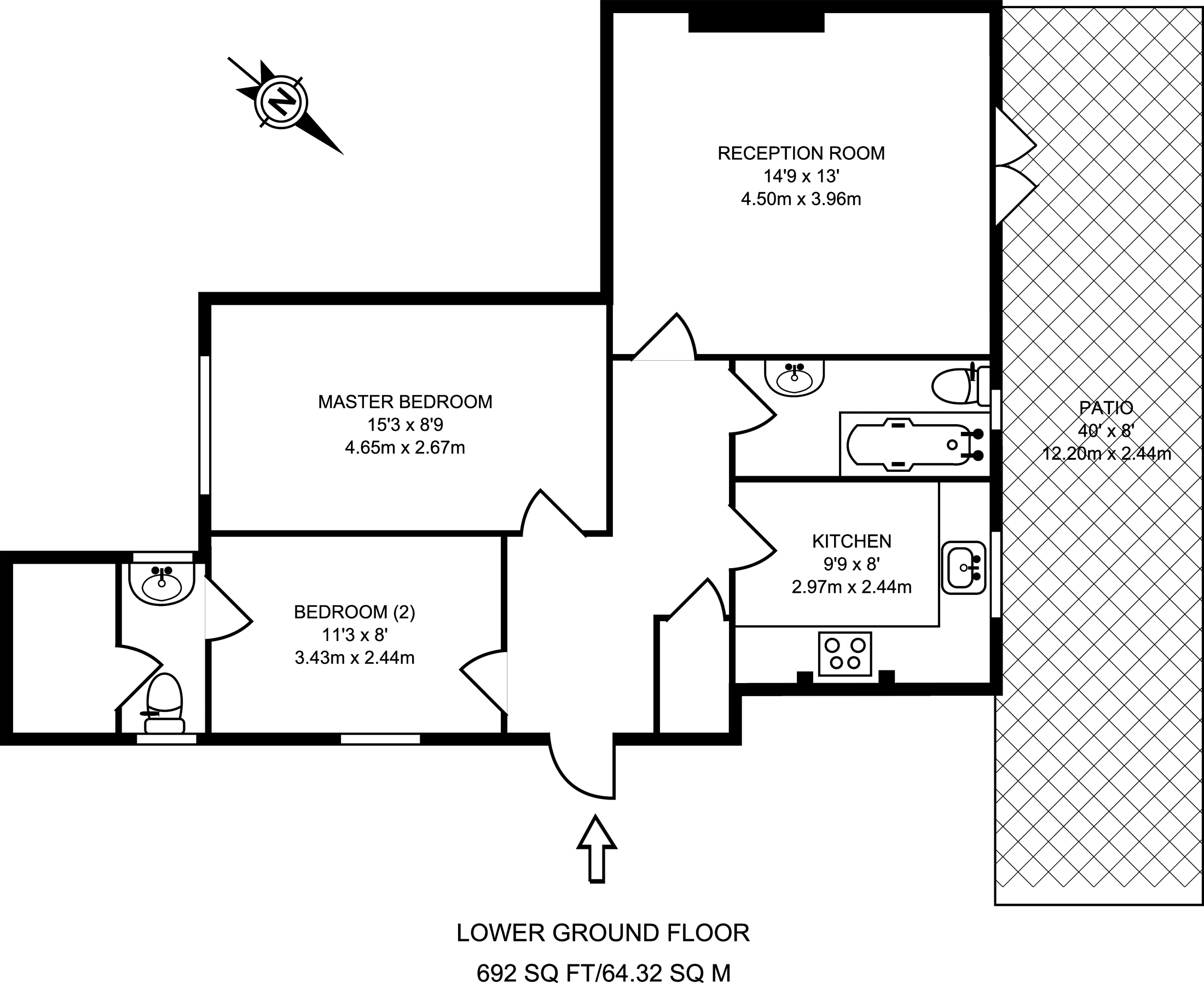 2 Bedrooms Flat to rent in Carlton Hill, St John's Wood NW8
