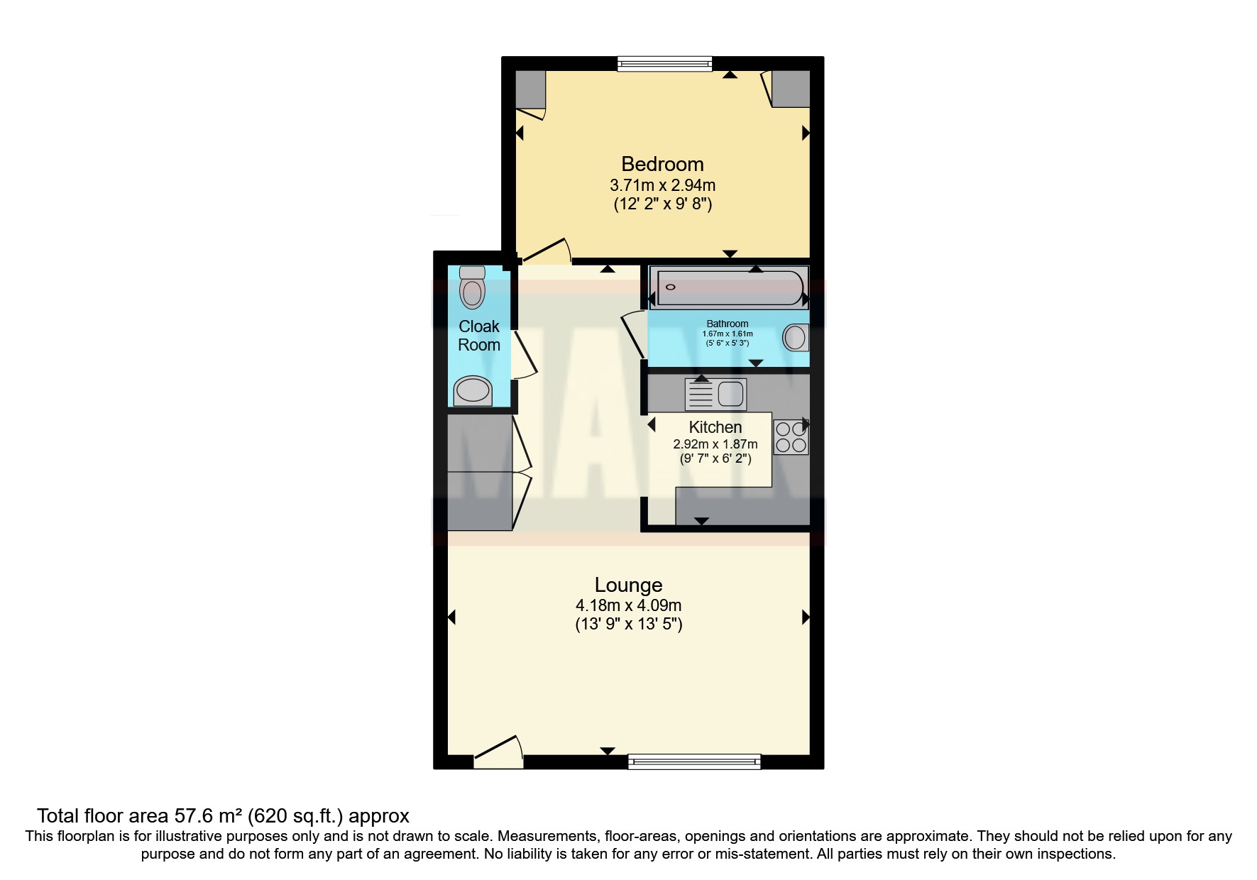 Little Hackets, Havant, Hampshire PO9, 1 bedroom for sale
