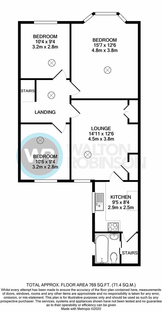 22, Bayswater Road, Newcastle upon Tyne floorplan